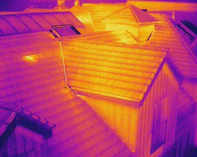 Thermal Imaging Roof Survey Image Rochester